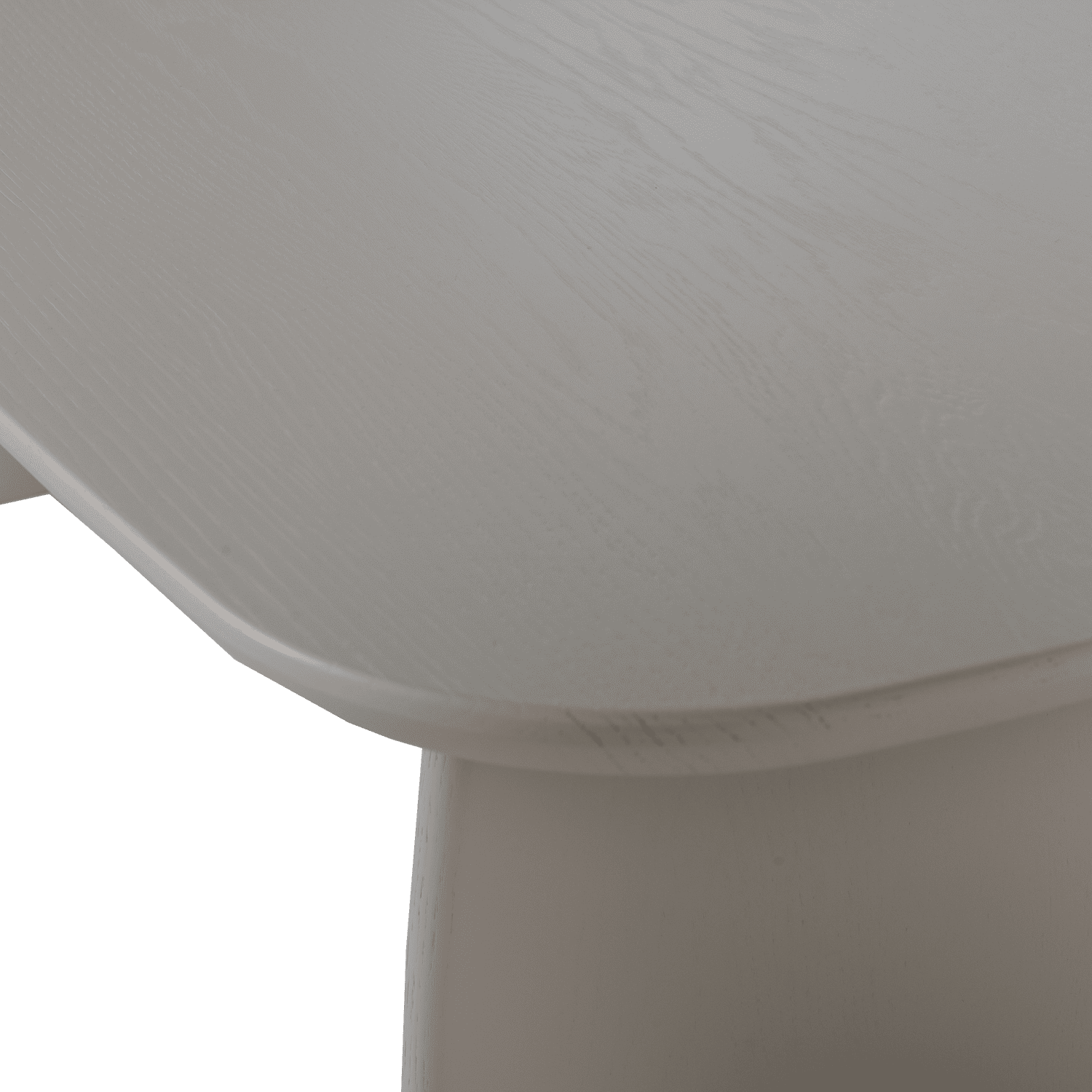 WOOOD Eettafel salontafel 110cm eiken dakargrau Grijs Salontafel