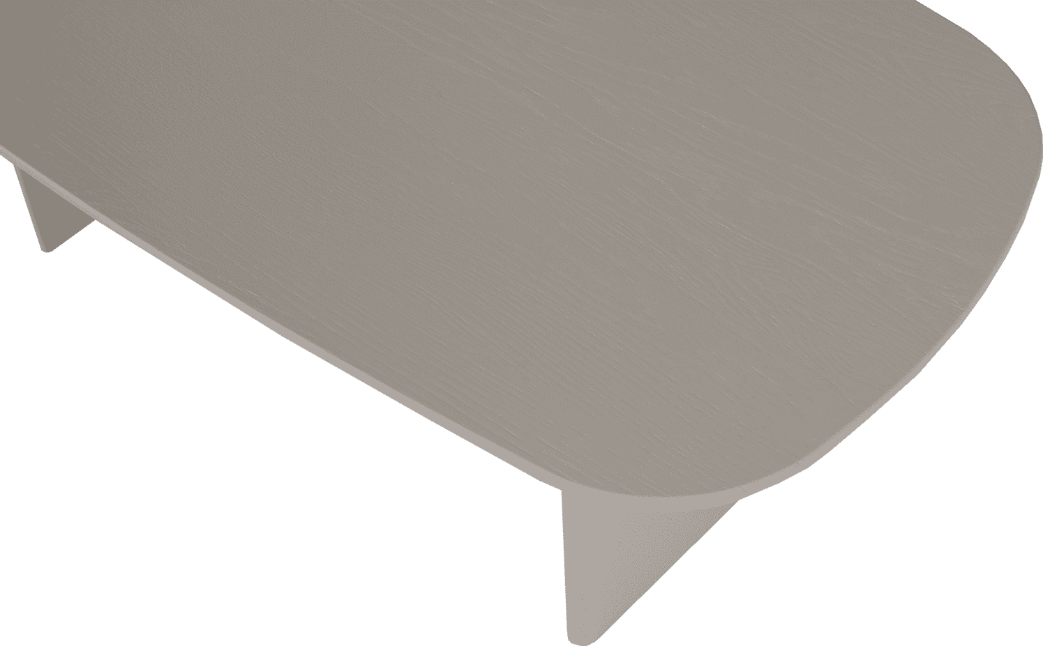 WOOOD Eettafel salontafel 110cm eiken dakargrau Grijs Salontafel