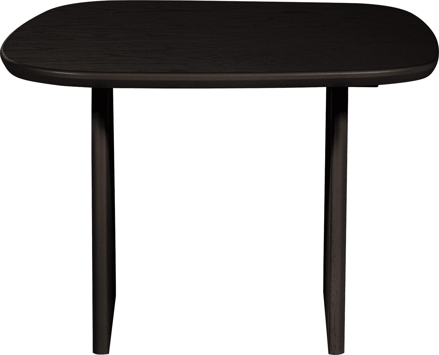 WOOOD Eettafel salontafel 60cm eiken blacknight Zwart Salontafel