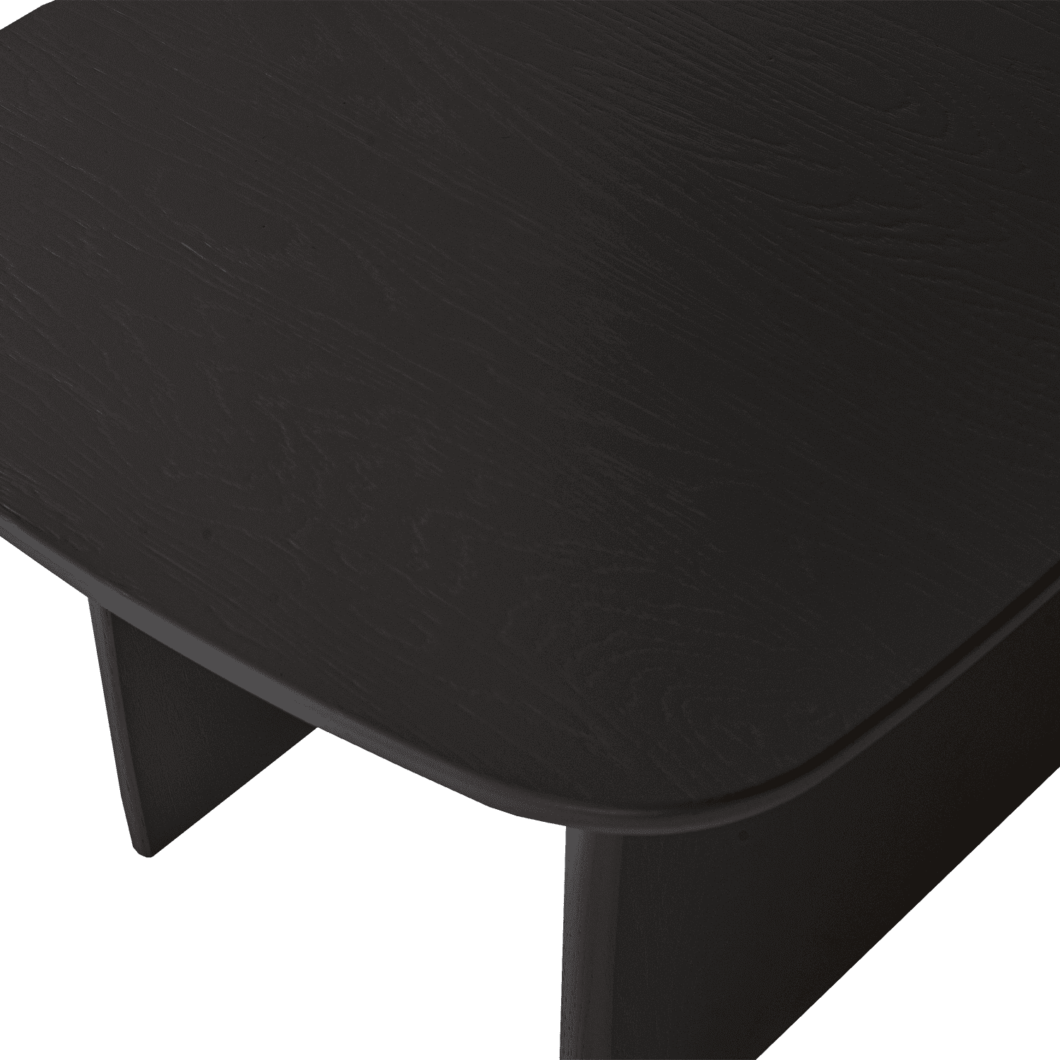 WOOOD Eettafel salontafel 60cm eiken blacknight Zwart Salontafel