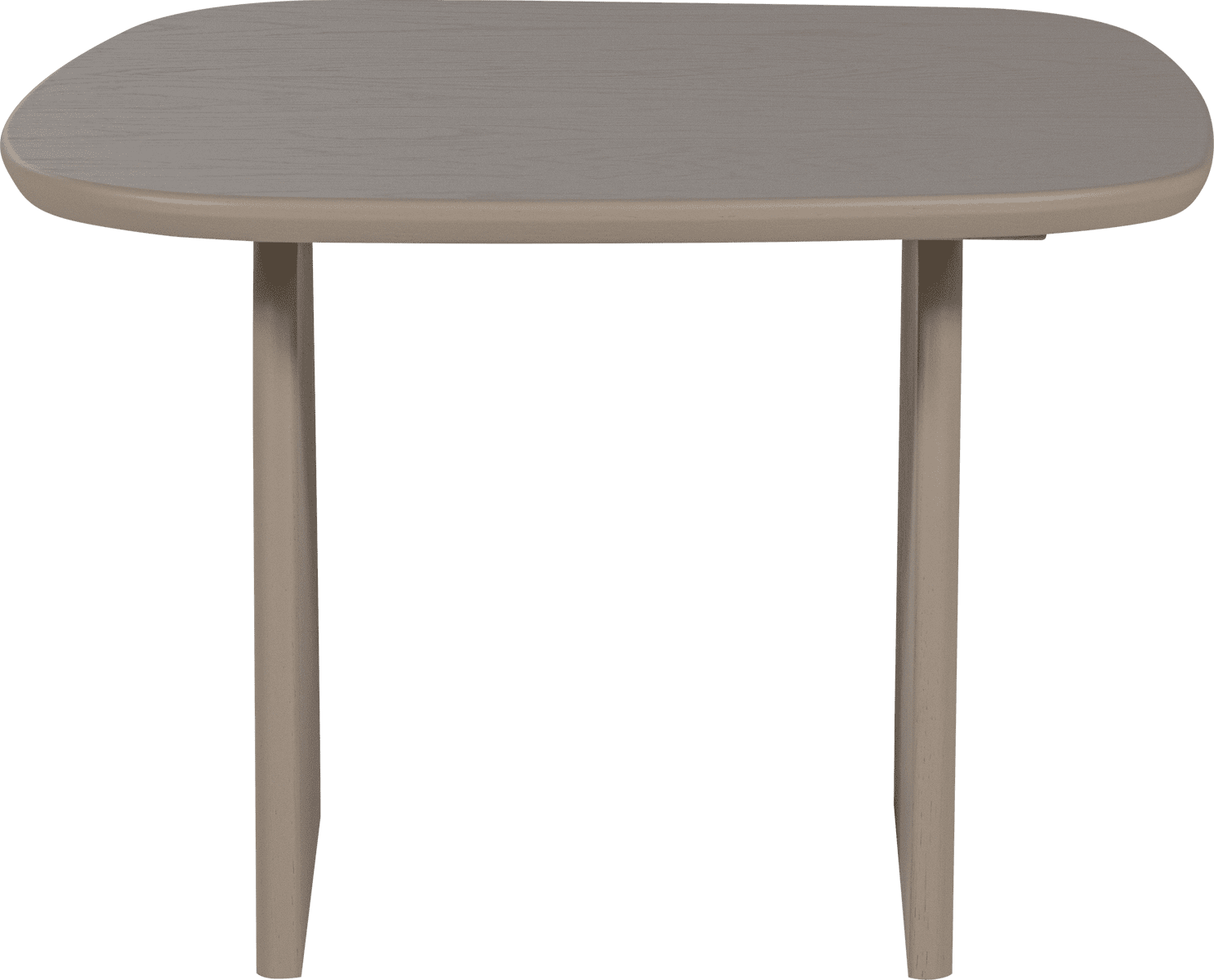 WOOOD Eettafel salontafel 60cm eiken dakargrau Grijs Salontafel