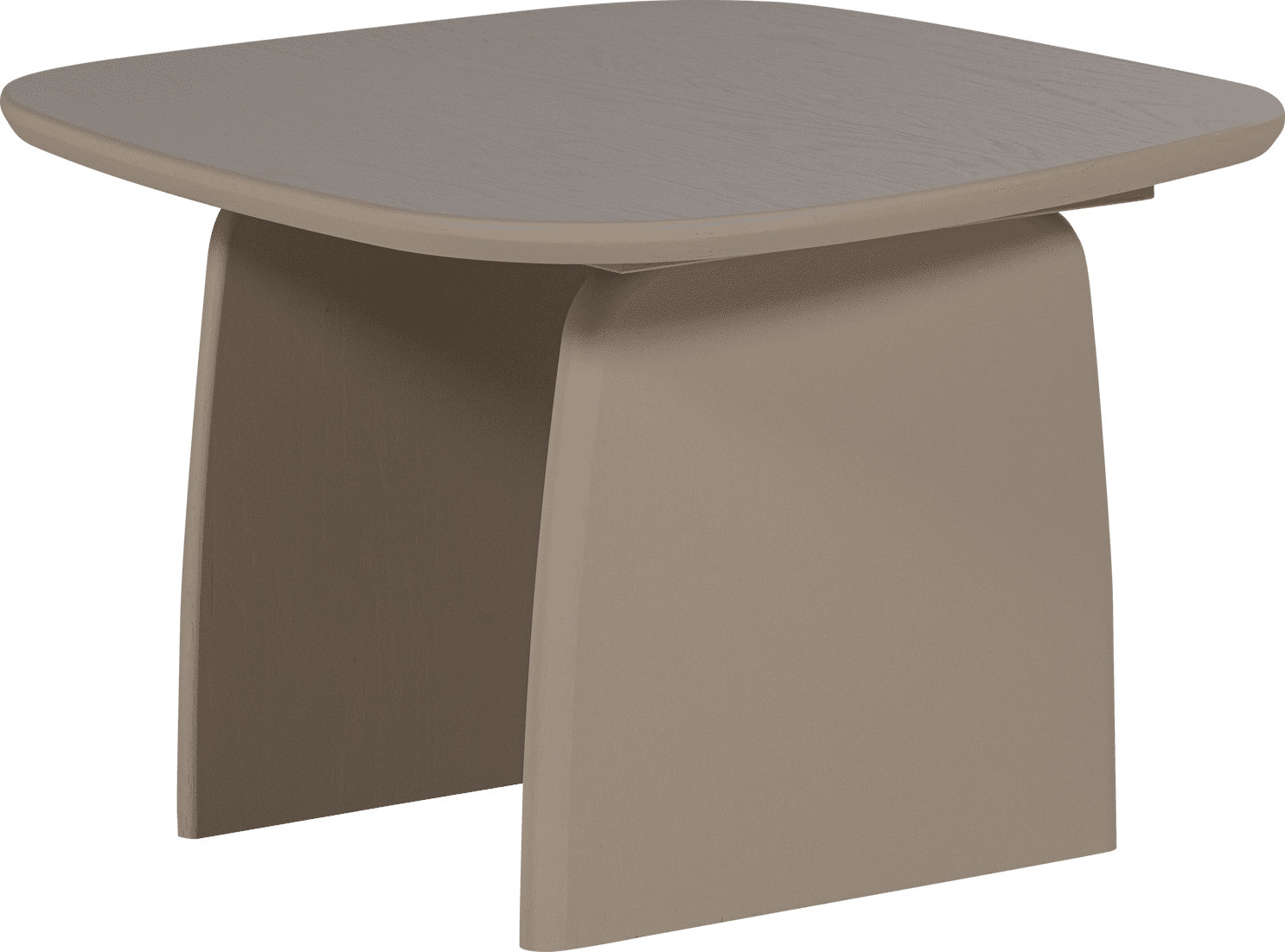 WOOOD Eettafel salontafel 60cm eiken dakargrau Grijs Salontafel