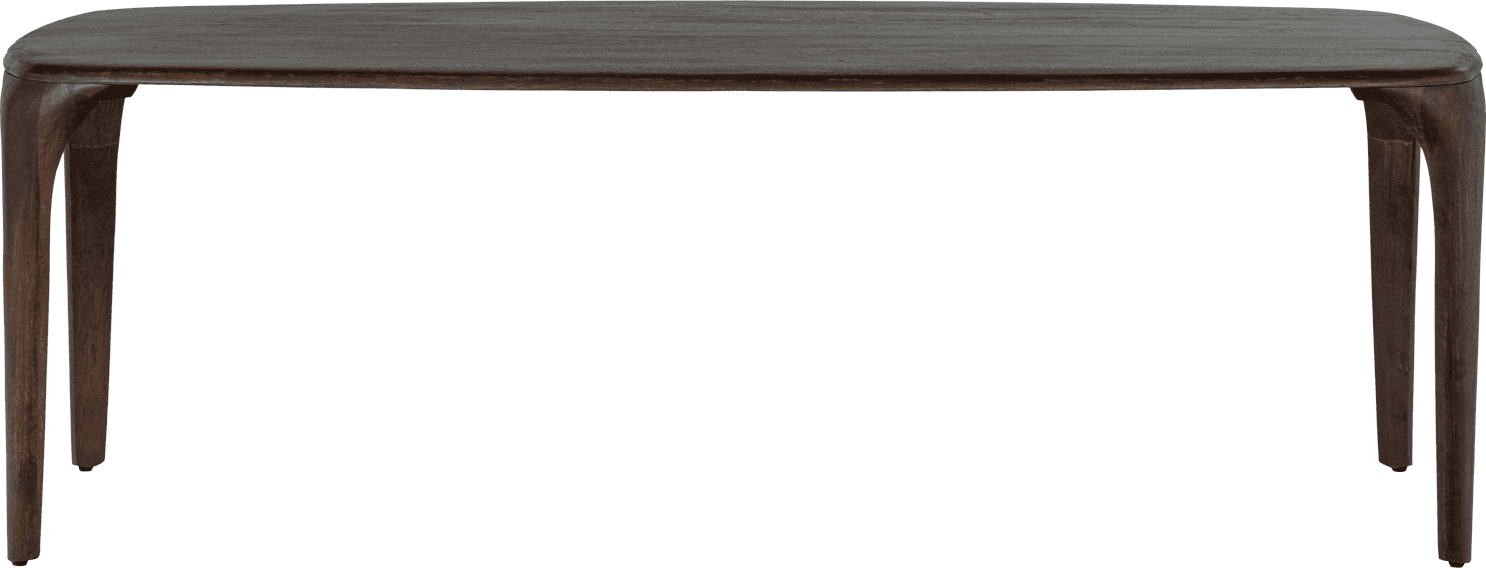 WOOOD Fiore eettafel mango hout donkerbruin 230x95cm Donkerbruin