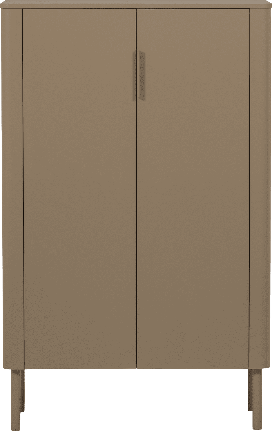WOOOD Gunnar 2-deurs kast grenen mud Bruin|Taupe Wandkast
