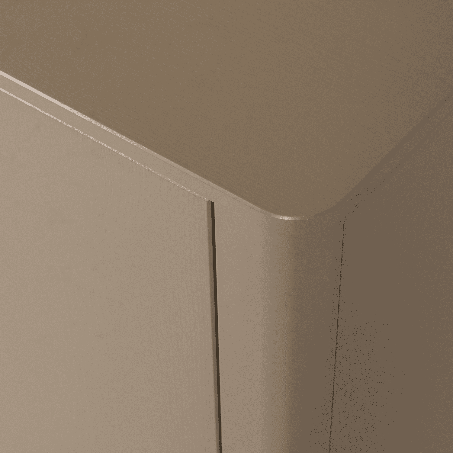 WOOOD Gunnar dressoir 200cm grenen mud Bruin|Taupe Dressoir|Kast