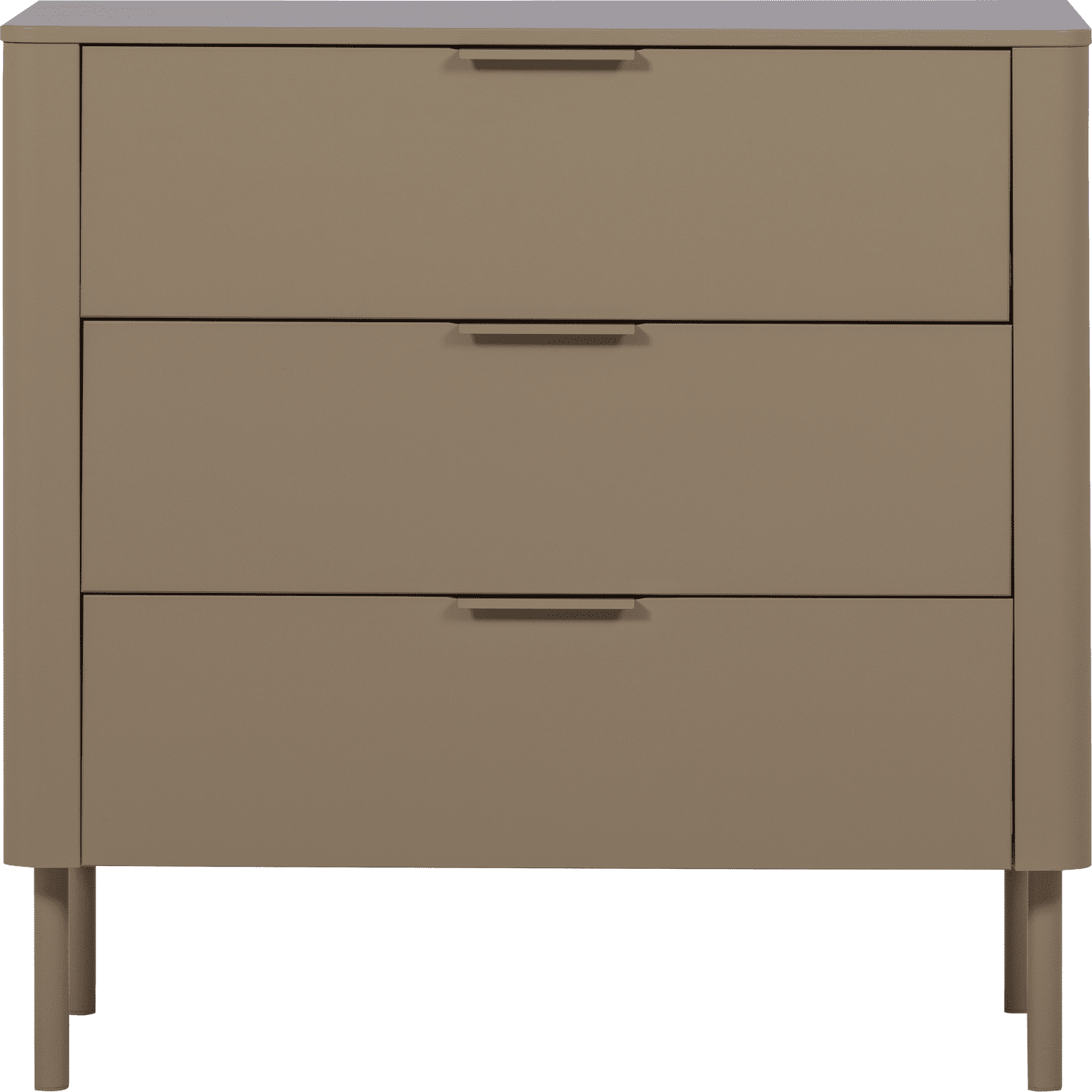 WOOOD Gunnar ladekast grenen mud Bruin|Taupe Ladekast