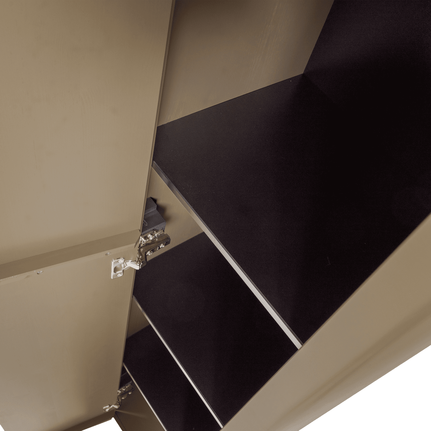 WOOOD Gunnar smalle hoge kast grenen mud Bruin|Taupe Wandkast