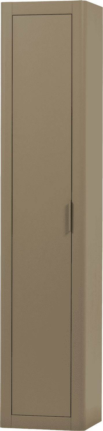 WOOOD Gunnar smalle hoge kast grenen mud Bruin|Taupe Wandkast