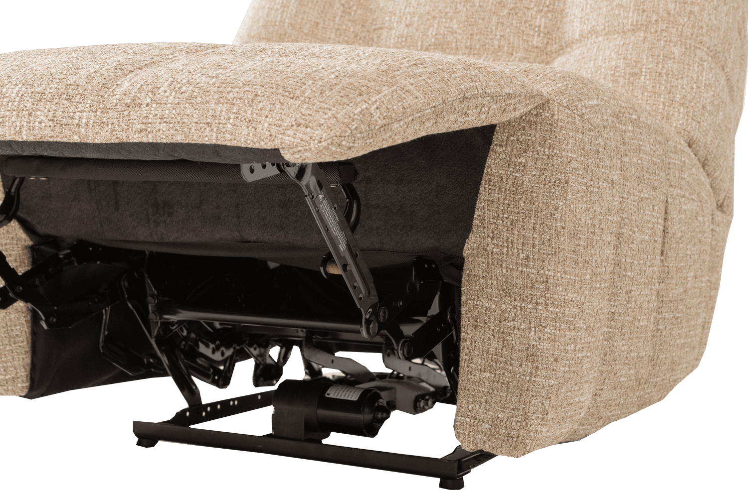 WOOOD Hein relaxfauteuil elektrisch naturel melange Naturel melange Fauteuil