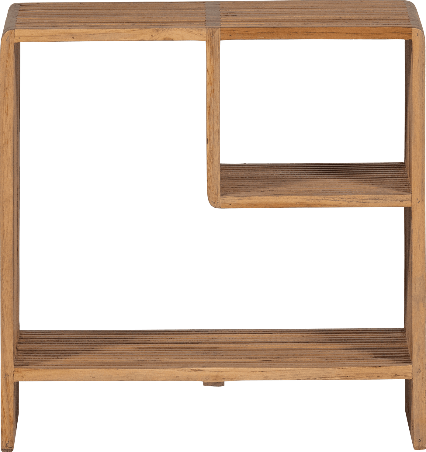 WOOOD Jasmijn sidetable recycled teak naturel Naturel Wandtafel
