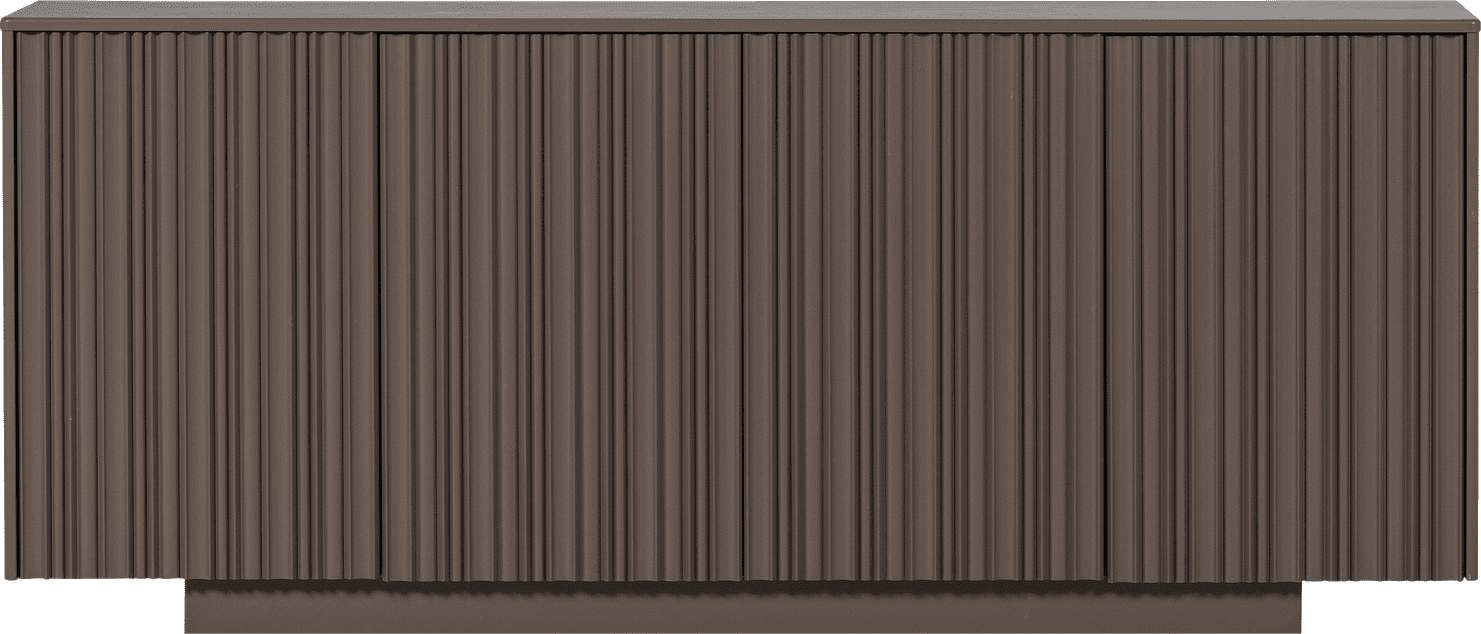 WOOOD Nova dressoir 200cm grenen truffel bruin Truffel bruin Dressoir|Kast