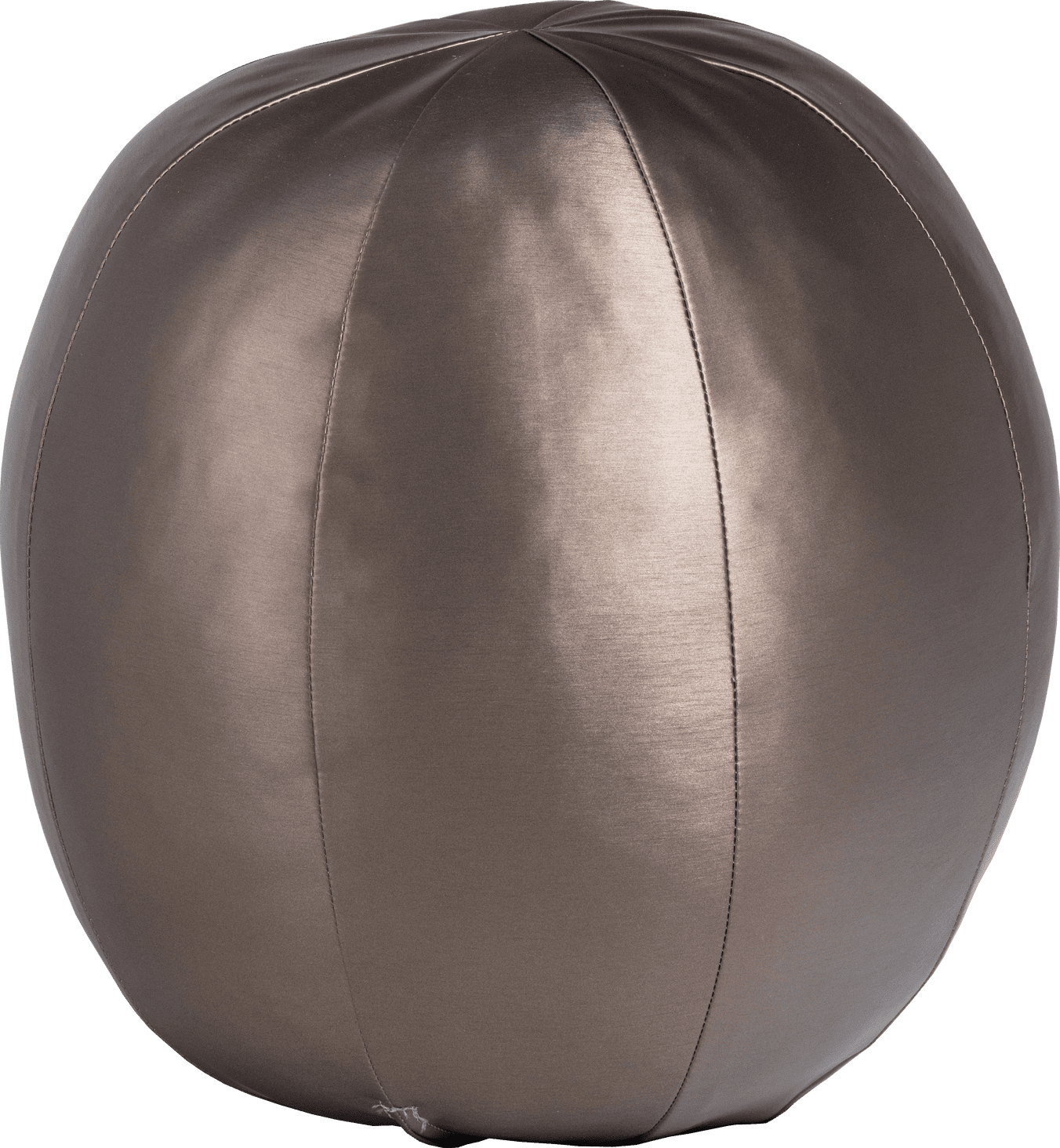 WOOOD Rodeo bal kussen groot metallic koper bruin Koper Sierkussen