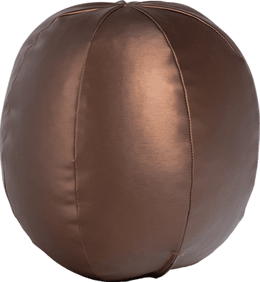 WOOOD Rodeo bal kussen klein metallic warm bruin Warm bruin Sierkussen