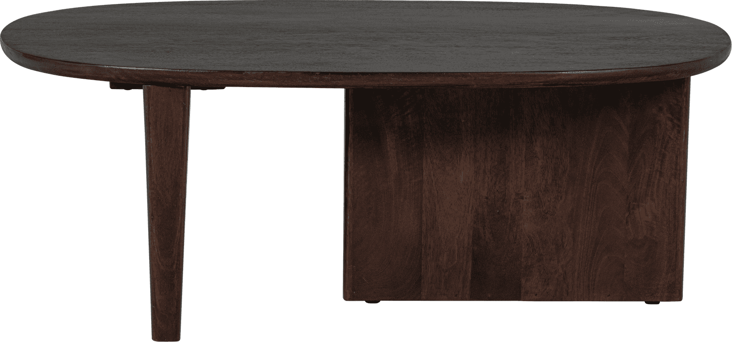 WOOOD Seam salontafel mango hout donkerbruin Walnoot Salontafel