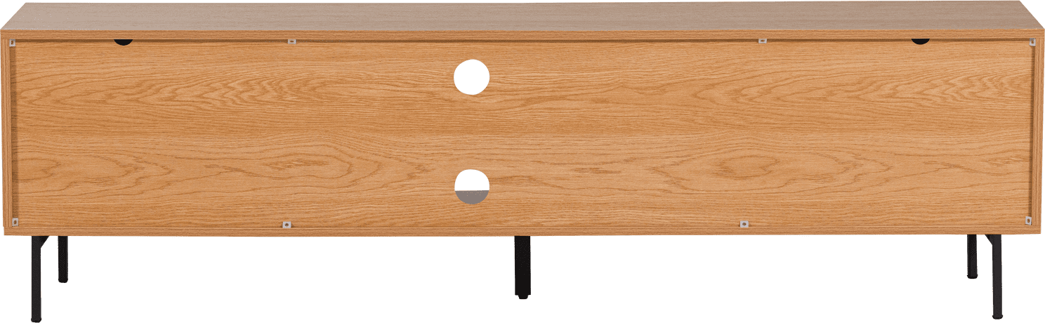 WOOOD Tours tv meubel 180cm melamine/mdf naturel Naturel Tv-meubel|Tv-dressoir