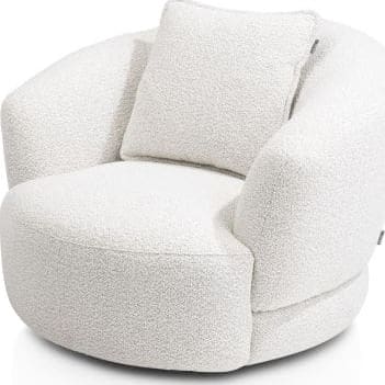 Xooon Cervos fauteuil draaibaar - rond 100cm incl. 1 kussen 45x45 Fauteuil