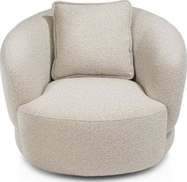 Xooon Cervos fauteuil draaibaar - rond 100cm incl. 1 kussen 45x45  Fauteuil