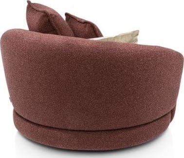 Xooon Cervos fauteuil draaibaar - rond 130cm incl. 1 kussen 60x60 + 1 kussen 45x45 Fauteuil