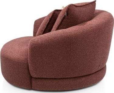 Xooon Cervos fauteuil draaibaar - rond 130cm incl. 1 kussen 60x60 + 1 kussen 45x45 Fauteuil