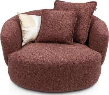 Xooon Cervos fauteuil draaibaar - rond 130cm incl. 1 kussen 60x60 + 1 kussen 45x45  Fauteuil