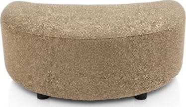 Xooon Cervos poef/hocker bij fauteuil draaibaar groot Fauteuil