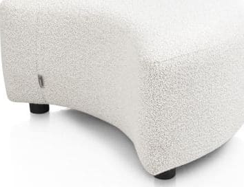 Xooon Cervos poef/hocker bij fauteuil draaibaar klein Fauteuil