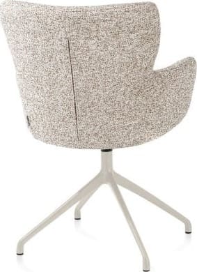 Xooon Sage armstoel draaibaar - creme - stof Luton - koper Koper Armstoel