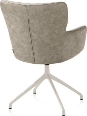 Xooon Sage armstoel draaibaar - creme - stof Oregon - beige Beige Armstoel