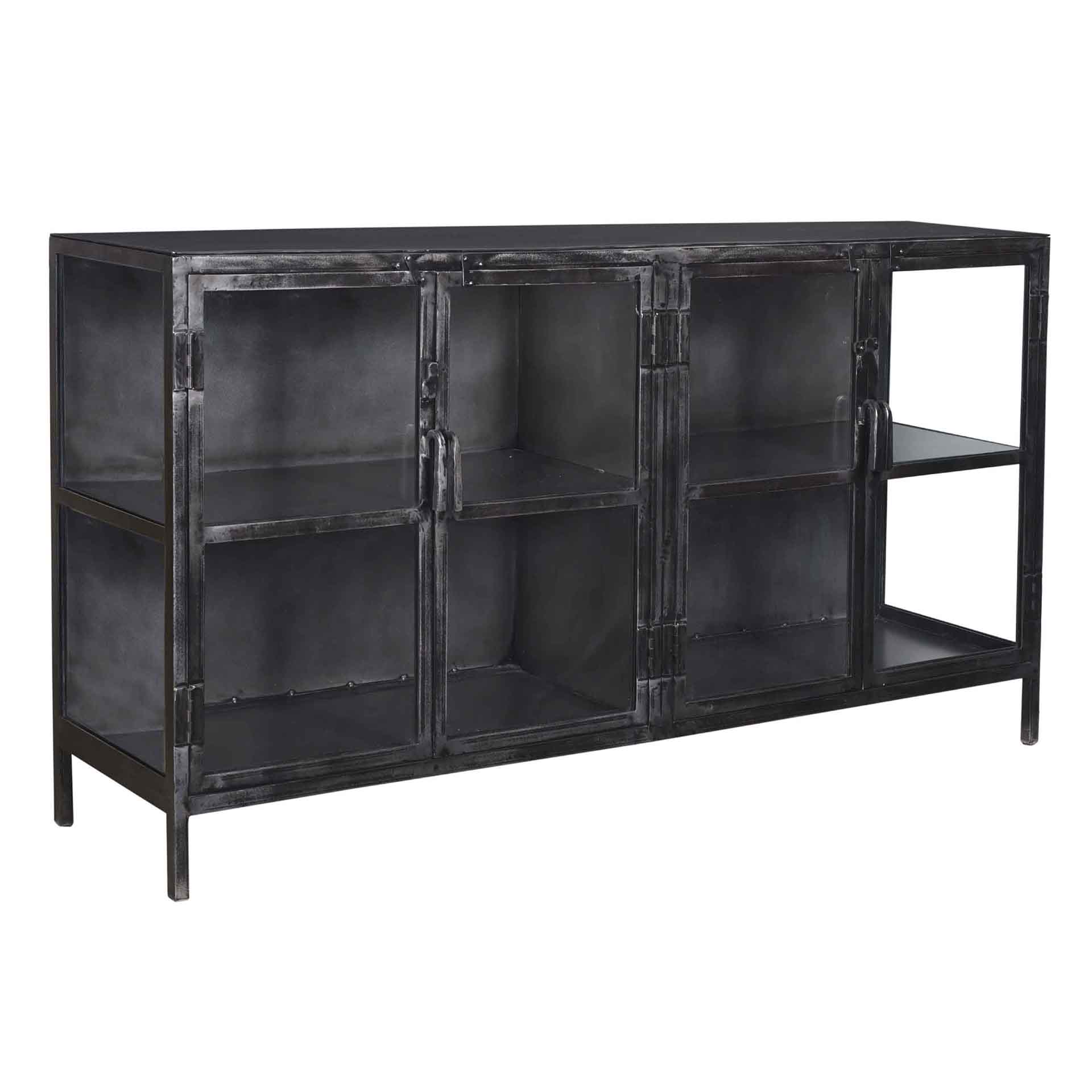 Dressoir Rift Metal 4D - Gunmetal Bullcraft Dressoir 5861/44G