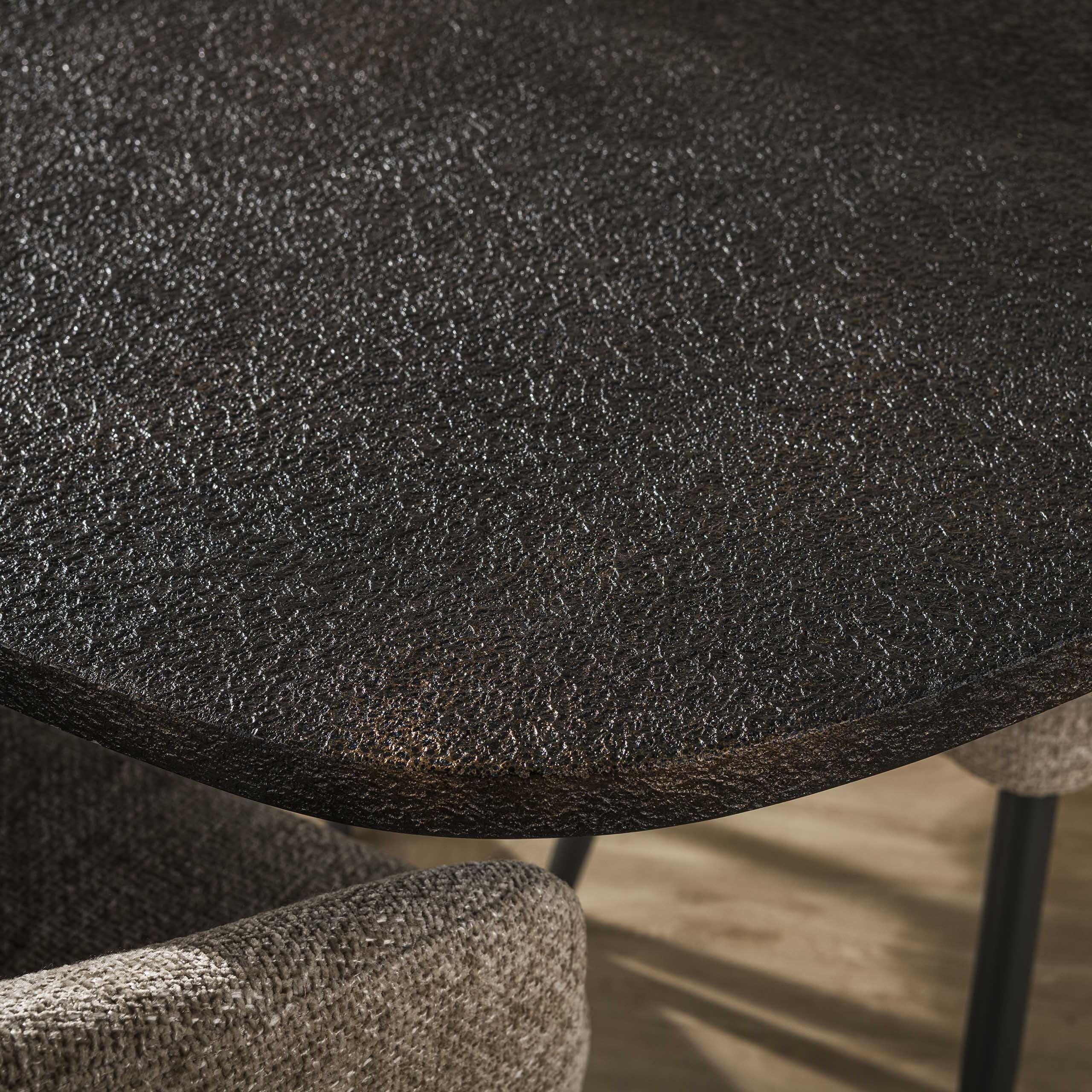 Eettafel Metallic Deens Ovaal 180cm - Grijs Bullcraft Eettafel 3134/48