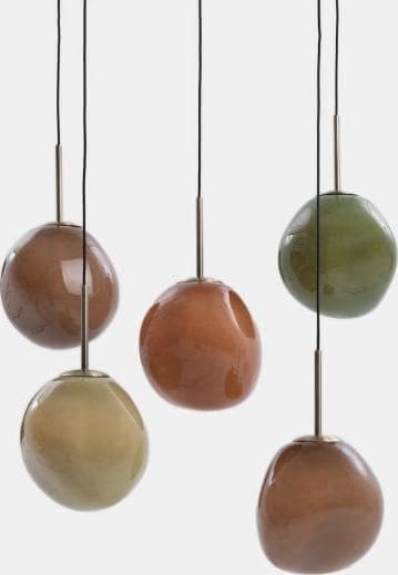 COCO maison Abby hanglamp 5*E27 Multi Hanglamp