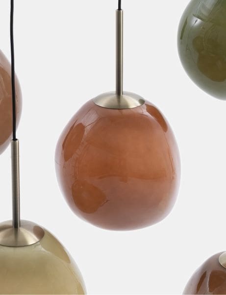 COCO maison Abby hanglamp 5*E27 Multi Hanglamp
