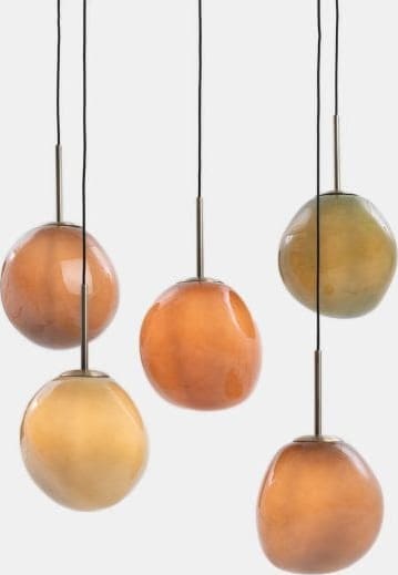 COCO maison Abby hanglamp 5*E27 Multi Hanglamp