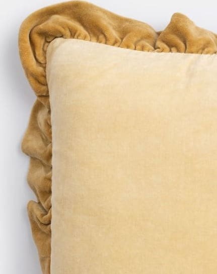 COCO maison Neo kussen 43x43cm Geel Sierkussen