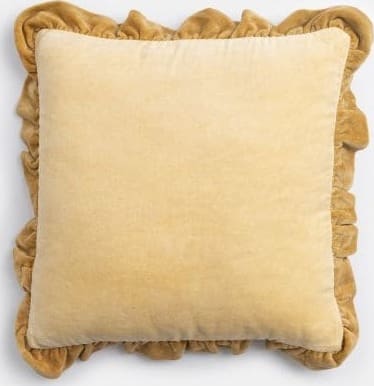 COCO maison Neo kussen 43x43cm Geel Sierkussen