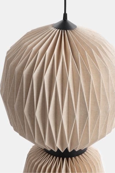 COCO maison Rikke hanglamp 2*E27 D40cm Beige Hanglamp