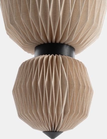 COCO maison Rikke hanglamp 2*E27 D40cm Beige Hanglamp