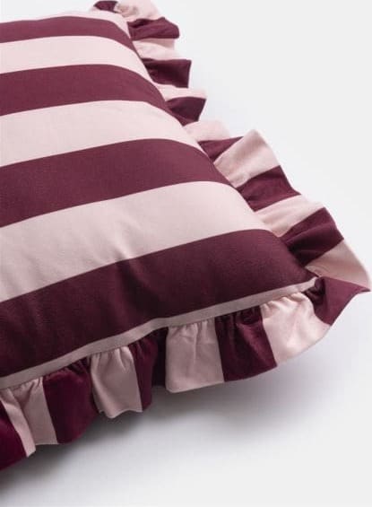 COCO maison Riva kussen 43x43cm Rood Sierkussen