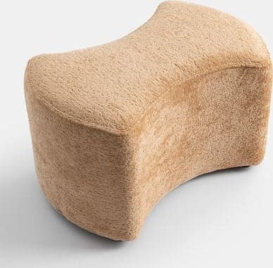 COCO maison Roan poef H43-49cm - okergeel Geel Poef