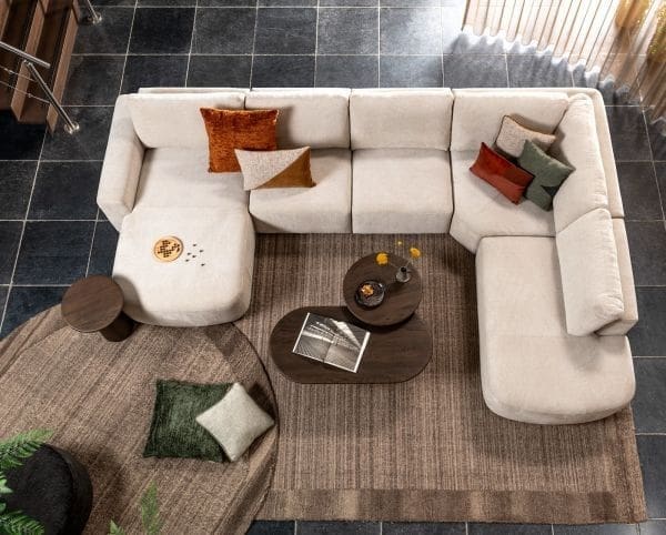 COCO maison Timeless - Clint kussen 60x60cm - koper Koper Sierkussen