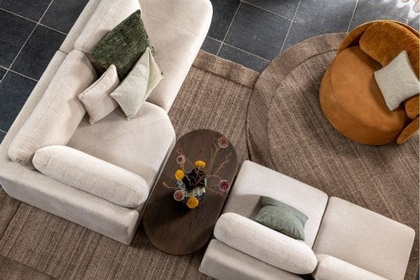 COCO maison Timeless - Cody kussen 43x43cm - groen Groen Sierkussen