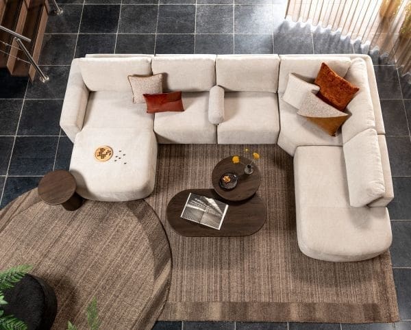 COCO maison Timeless - Cody kussen 43x43cm - koper Koper Sierkussen