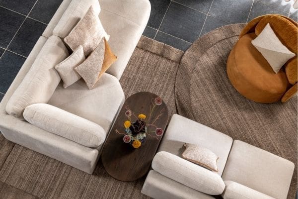 COCO maison Timeless - Jaez kussen 40x60cm - koper Koper Sierkussen