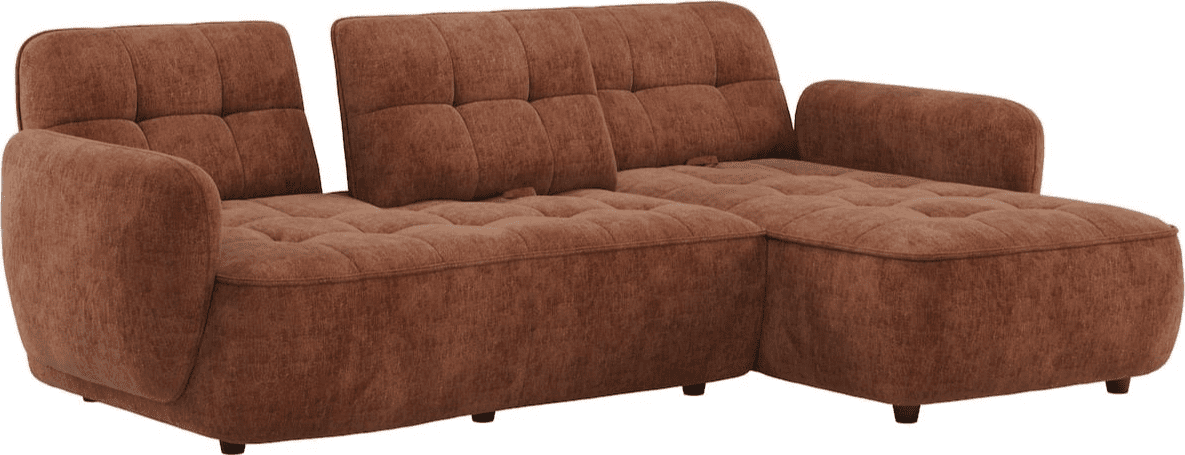 Casoli 2.5-zitsbank arm links + longchair rechts - Afbeelding 4