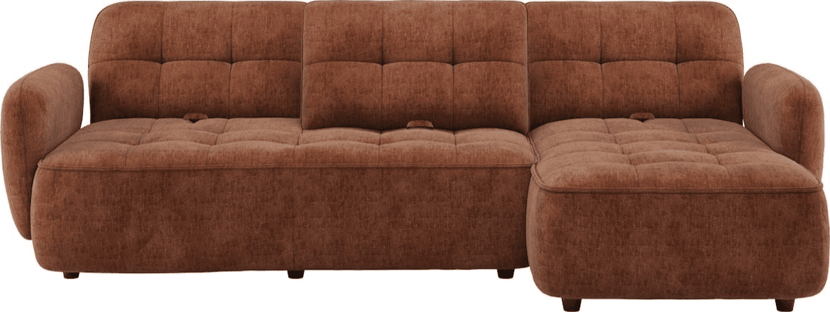 Casoli 3-zitsbank arm links + longchair rechts - Afbeelding 3