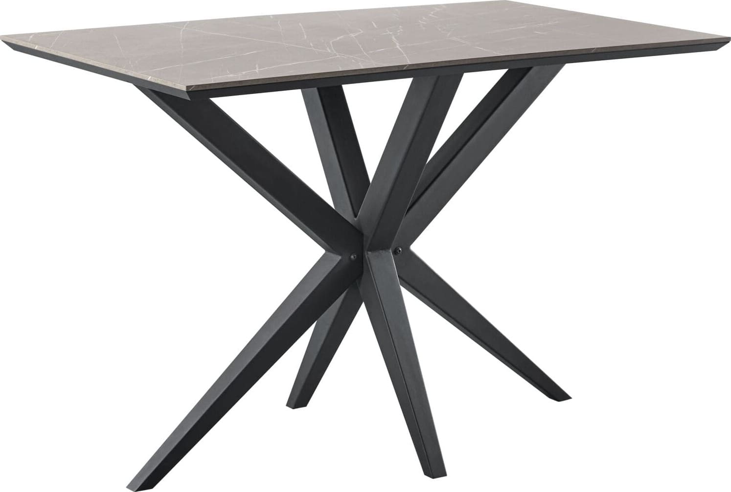 INHOUSE Bartafel Nevilia rechthoek 138x80cm Zwart Bartafel