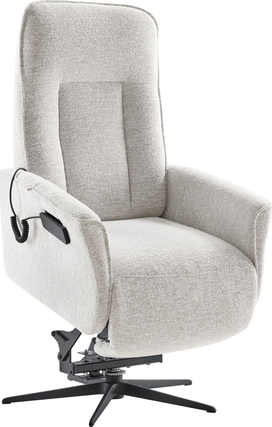 INHOUSE Relaxfauteuil Hamerio L grijs met sta-op Grijs Fauteuil