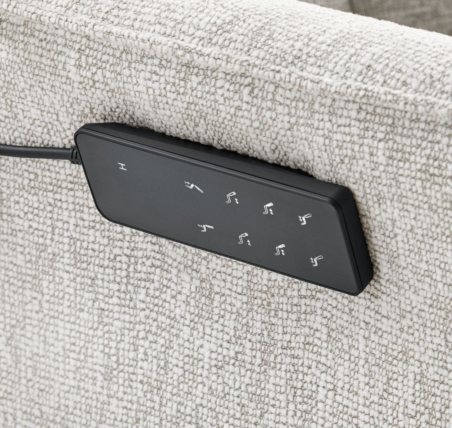 INHOUSE Relaxfauteuil Hamerio L grijs met sta-op Grijs Fauteuil