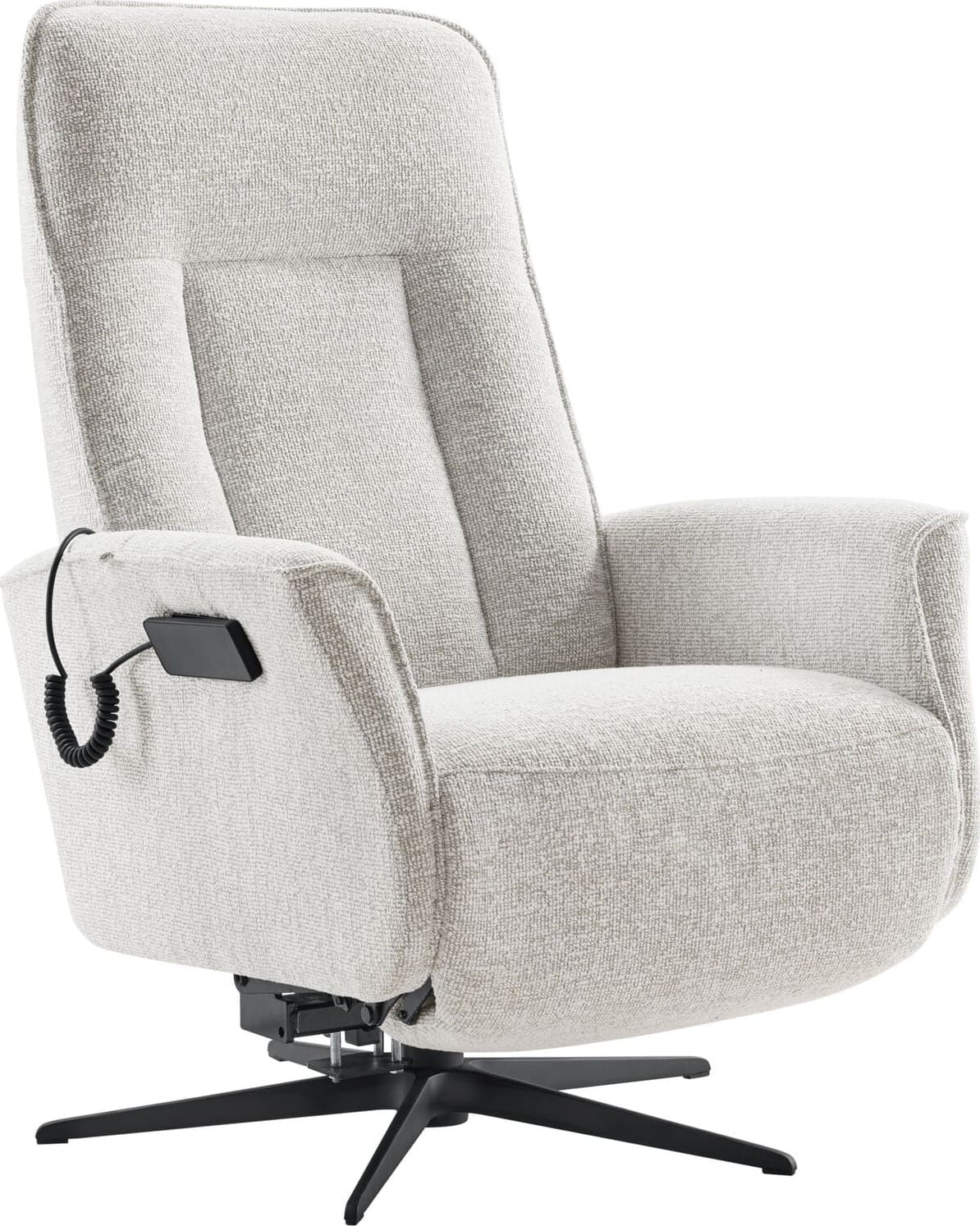 INHOUSE Relaxfauteuil Hamerio L grijs met sta-op Grijs Fauteuil