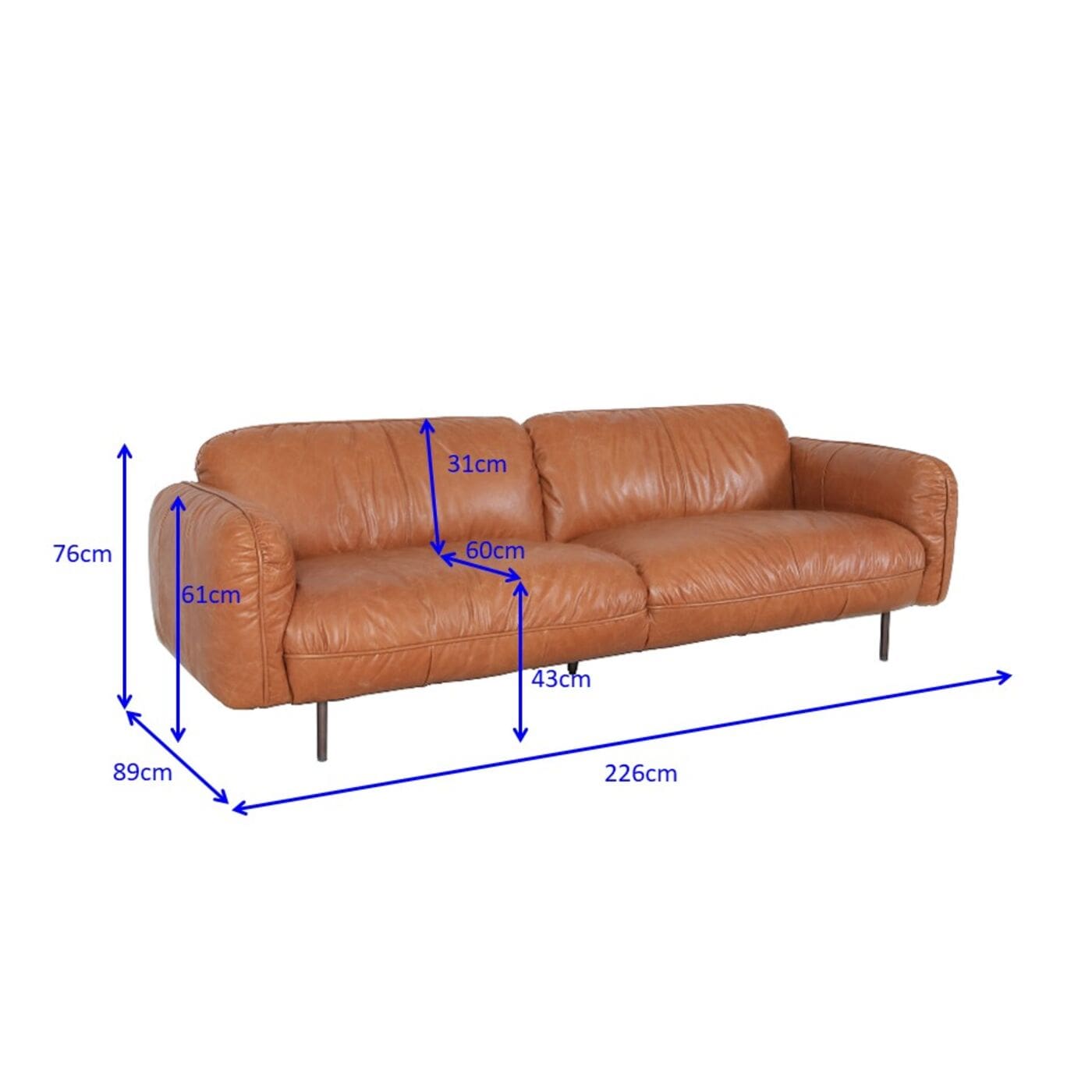 Bank Calgary 226cm Kare Design Bank 87147